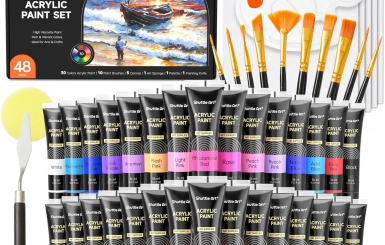 Hướng dẫn sử dụng màu Acrylic cơ bản cho người mới học vẽ