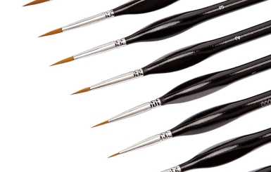 Các loại cọ vẽ dùng cho màu nước phổ biến và cách chọn cọ