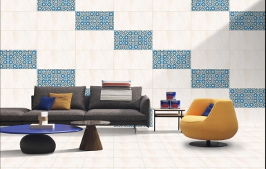 Cách phối màu gạch ốp tường đẹp mắt