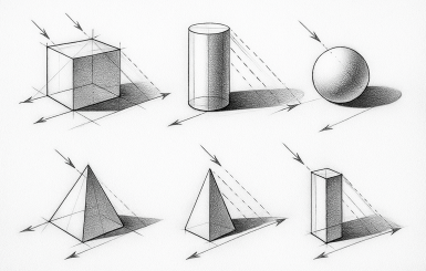 HƯỚNG DẪN CÁCH VẼ KHỐI HỘP CƠ BẢN TRONG MỸ THUẬT