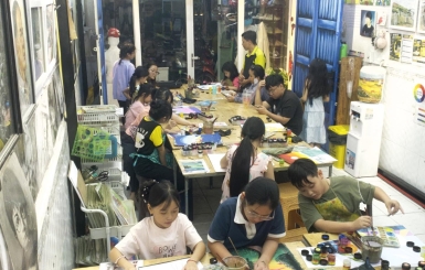 Địa chỉ lớp học mỹ thuật cho bé được nhiều phụ huynh đánh giá cao
