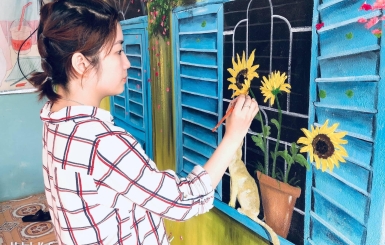 Dịch vụ vẽ tranh tường trang trí quán café chất lượng