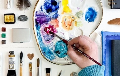 hướng dẫn lựa chọn màu nước phù hợp cho người mới học vẽ