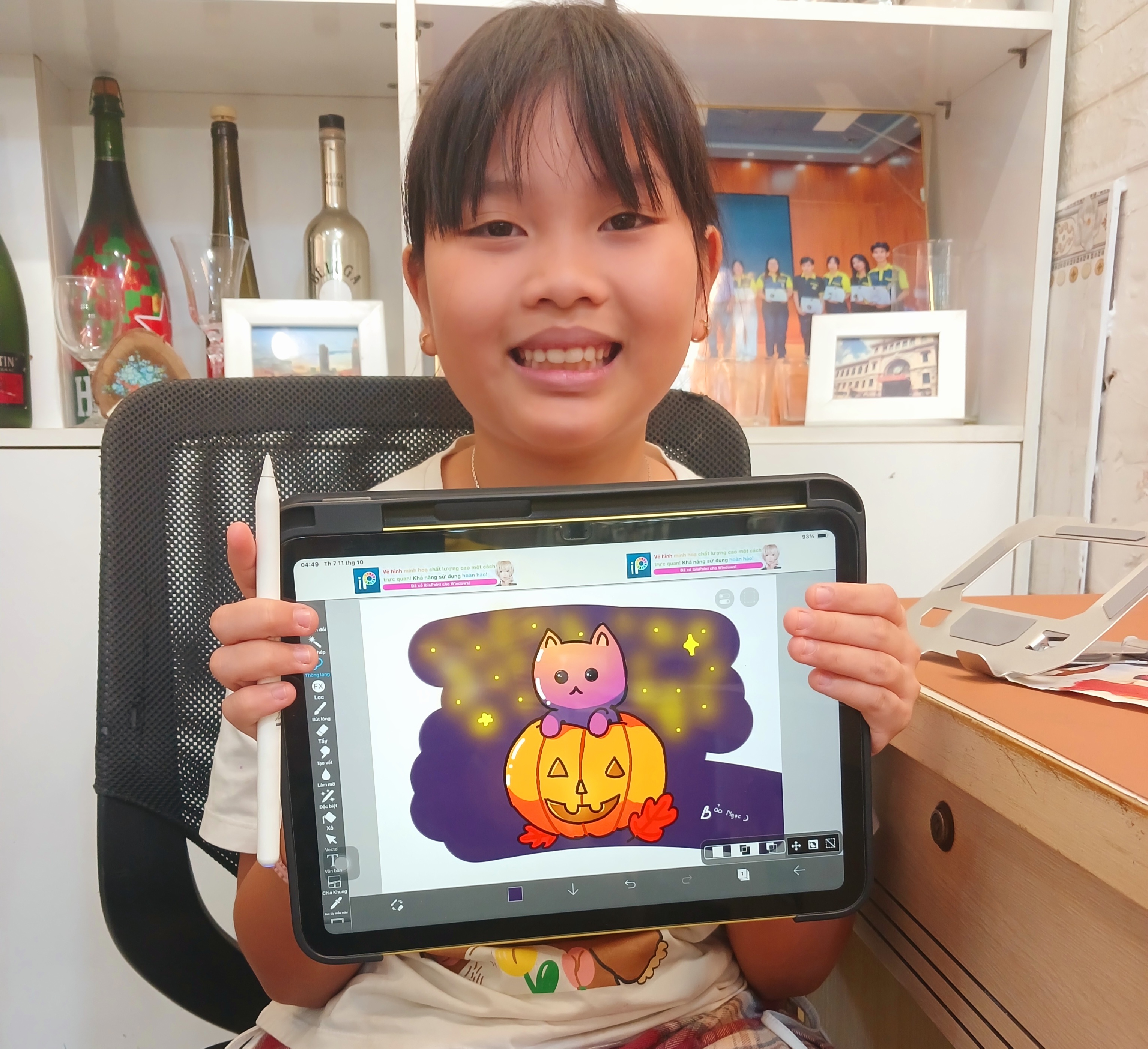 Bài vẽ của các bé tại Mỹ thuật IDraw
