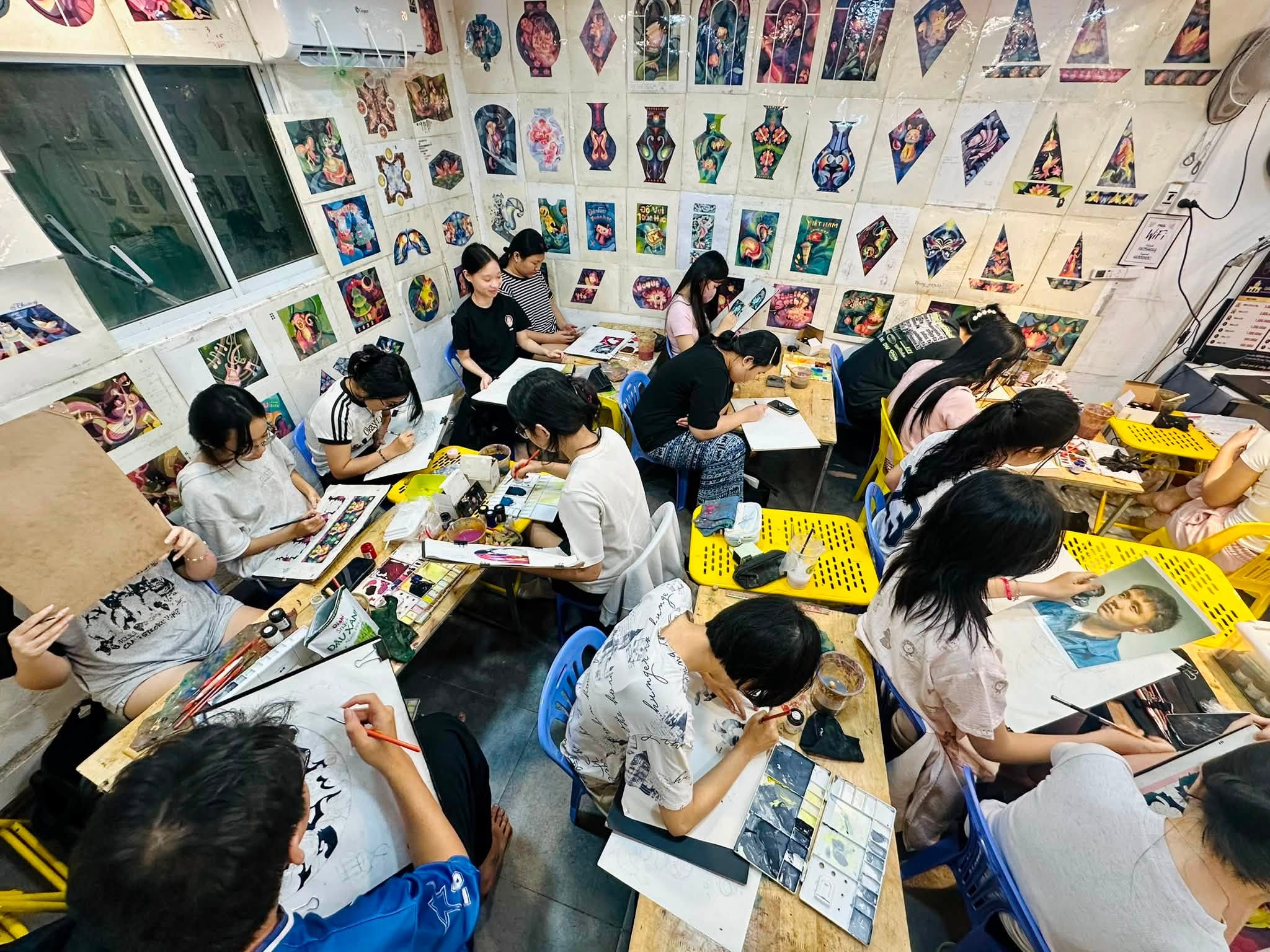 luyện thi kiến trúc mỹ thuật quận 7