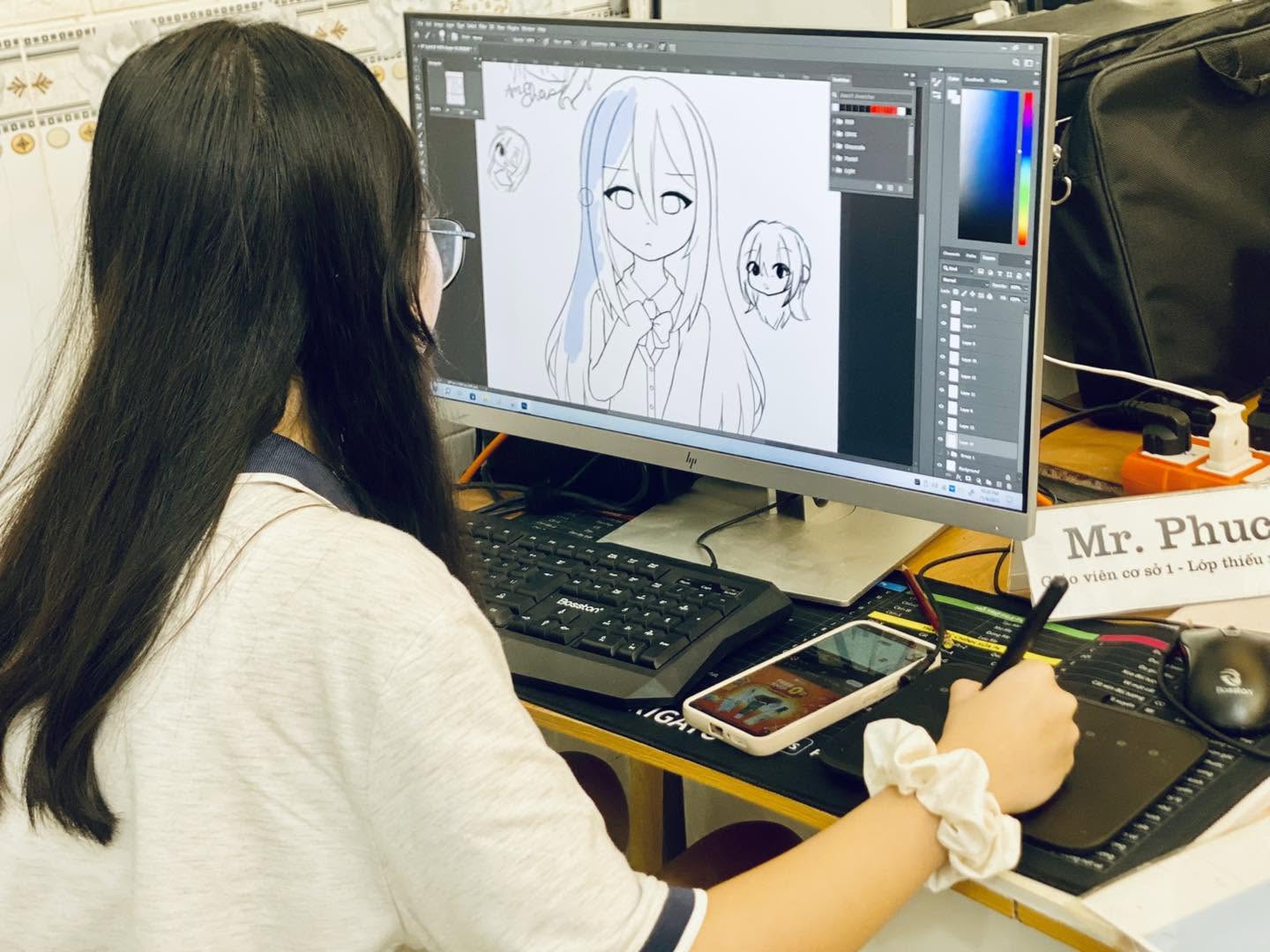 khóa học digital art tphcm