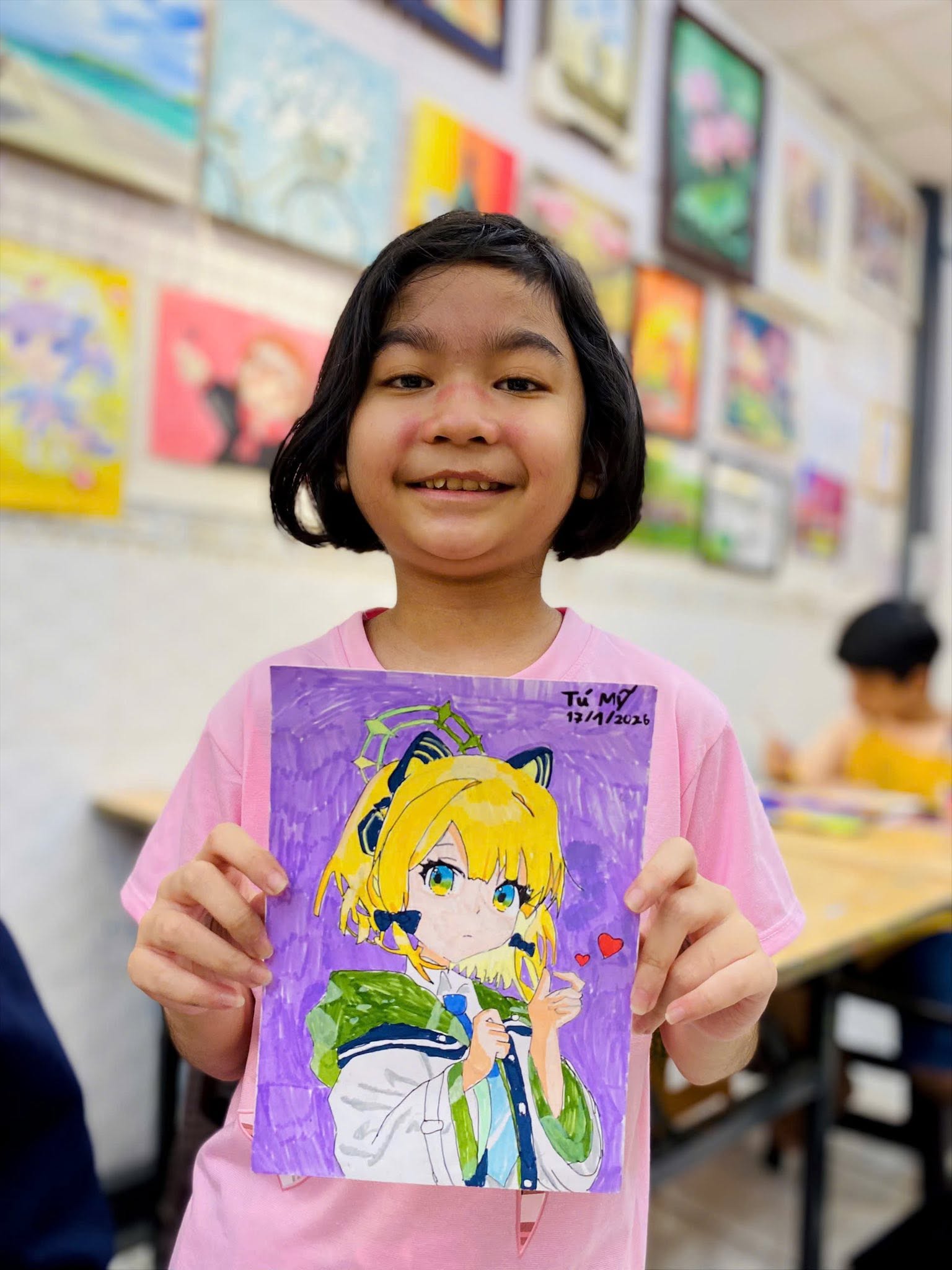 học vẽ anime cho trẻ em
